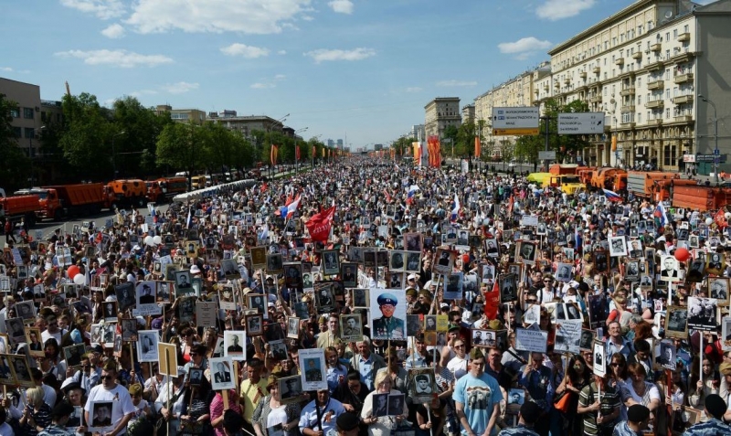 Who in Japan against the grain Immortal Regiment?