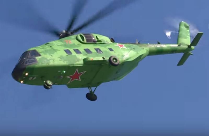The newest multi-purpose helicopter Mi-38T went for export