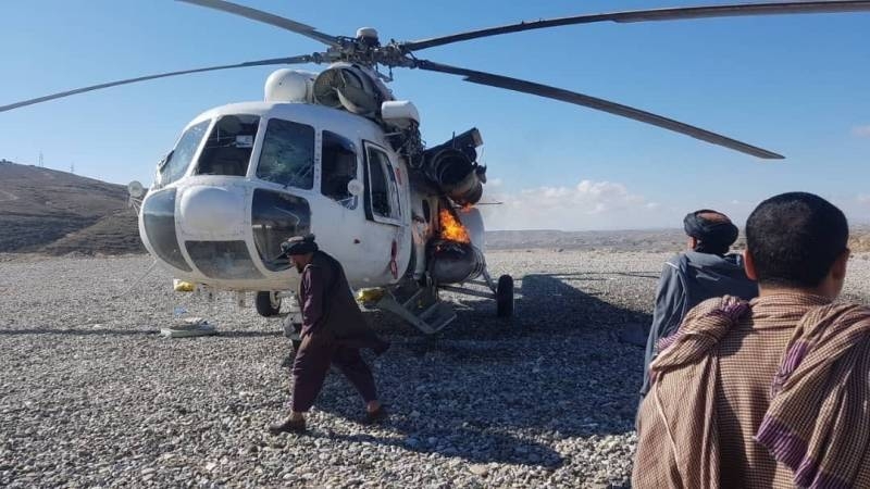 Taliban shot down a helicopter Mi-8 private defense company Moldova