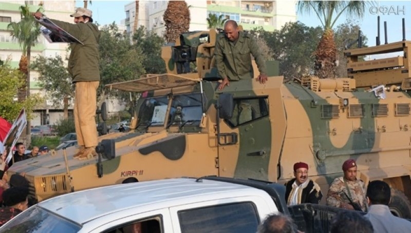 Turkish military support for terrorists PNS Libya in January in detail