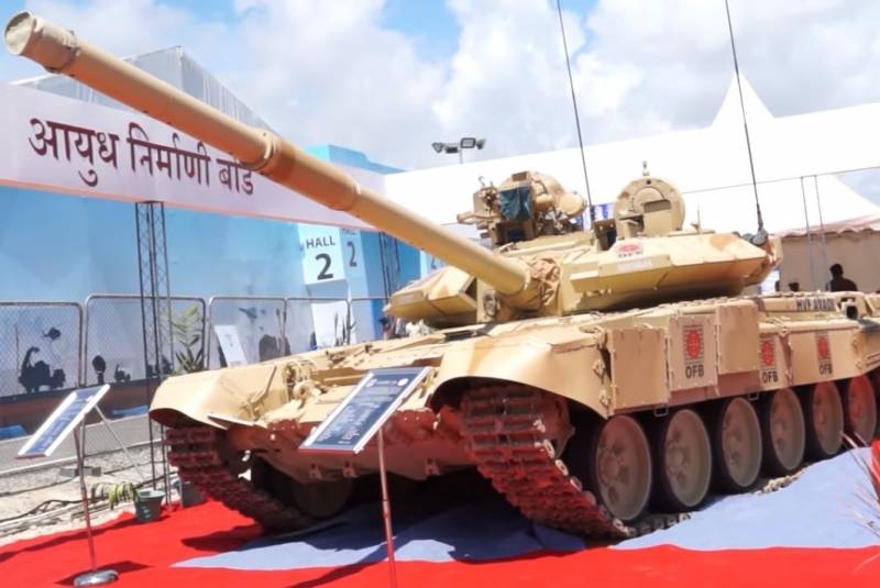In India developed mine apparatus for tanks T-72 and T-90