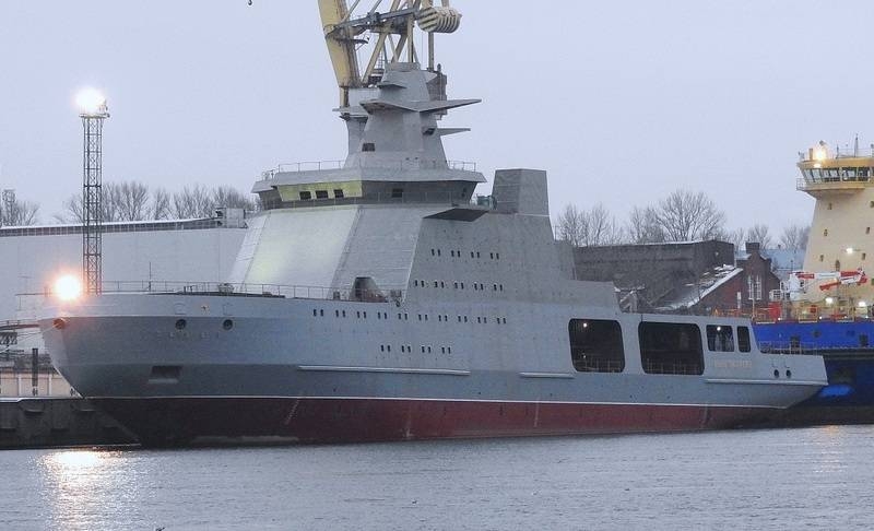 The second serial patrol icebreaker project 23550 plan lay in Vyborg