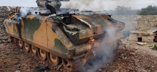 САА уничтожили более 10 единиц техники, полученной боевиками от Турции