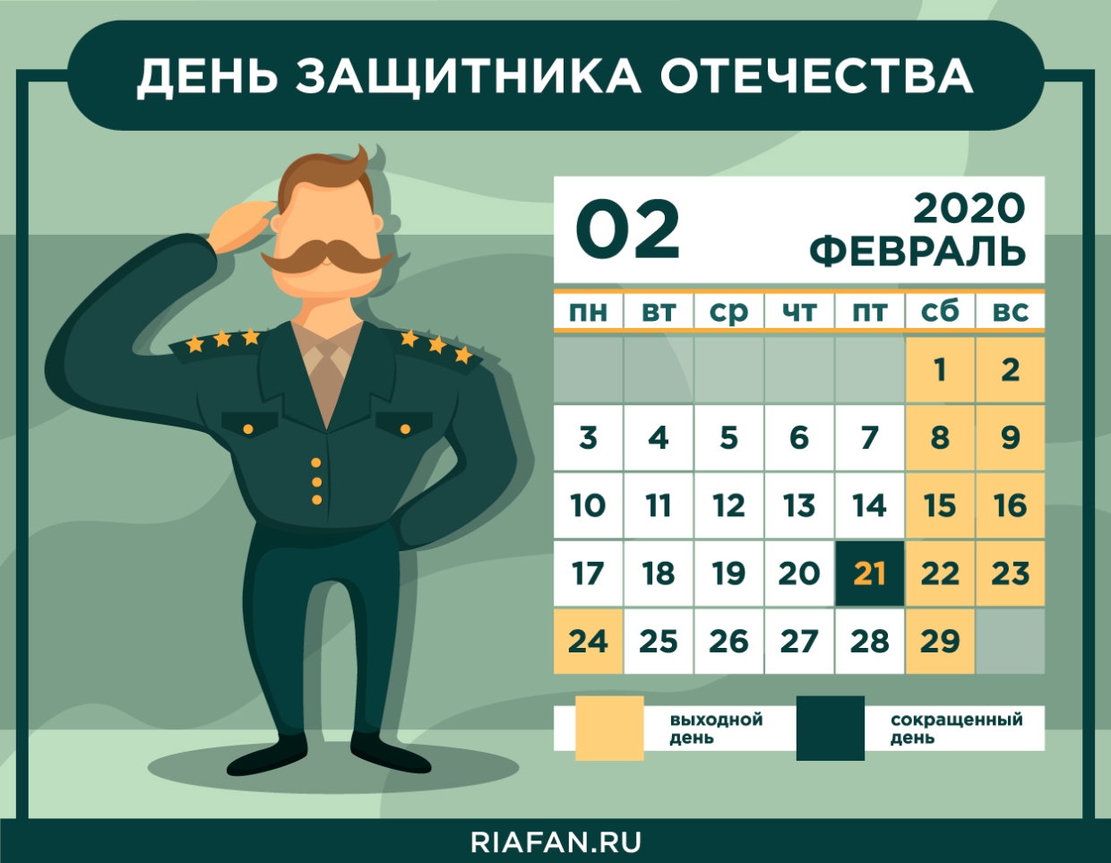 Defender of the Fatherland Day 23 February 2020: as the rest, that give, funny greetings