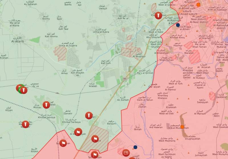 САА осталось взять под контроль менее 25 км трассы М5 между Алеппо и Серакибом
