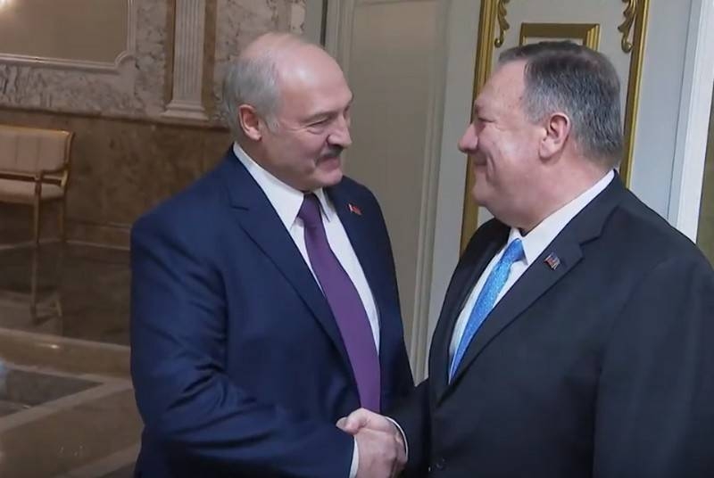 In Minsk, met Mike Pompeo and Alexander Lukashenko