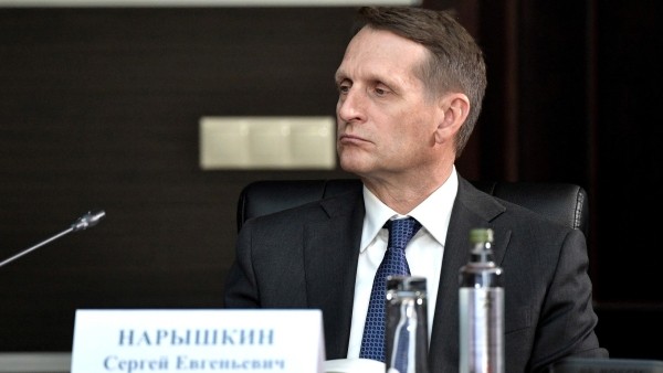 Naryshkin Russia shared the achievements of intelligence in the Middle East