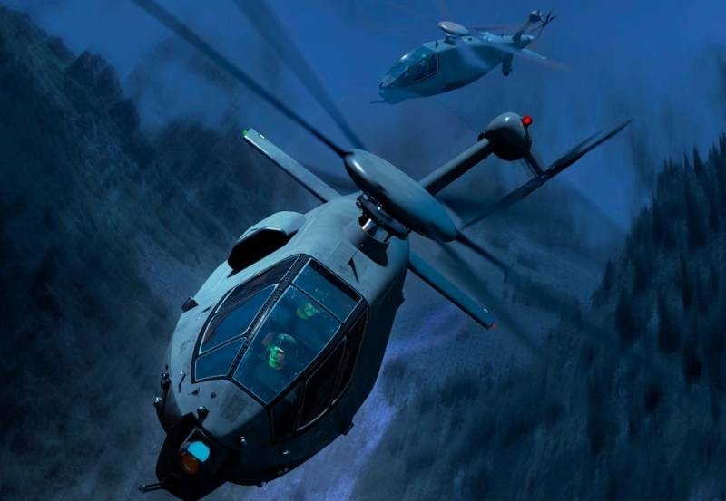 Boeing FARA: project reconnaissance helicopter for the US Army Aviation