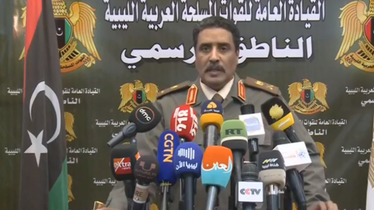 Ahmad Mismari told Egyptian television about how to resolve the conflict in Libya