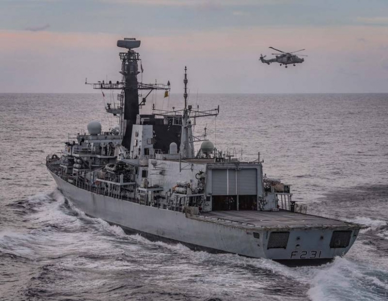 Британская флотилия вышла на крупную группу кораблей ВМФ