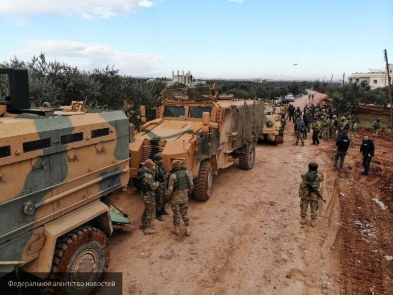 Турецкие военные пострадали в результате детонации СВУ, заложенного террористами в Идлибе