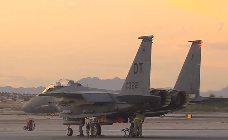 US Air Force exercises seen F-15E with tactical nuclear bombs B61-12
