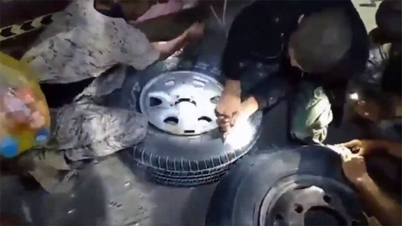 shown, how Huthis receive ammunition on the Saudi-controlled coalition in Yemen