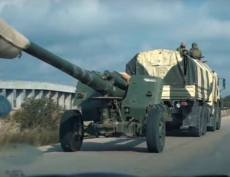 Syria, 25 Martha: in Idlib seen howitzer 2A65 «Msta-B»