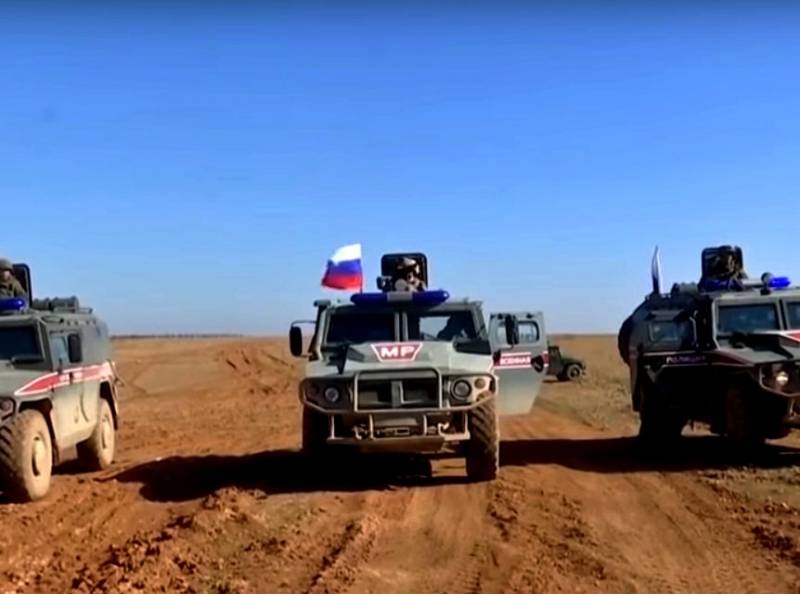 Syria, 30-31 Martha: incident between the US military and the Russian patrol