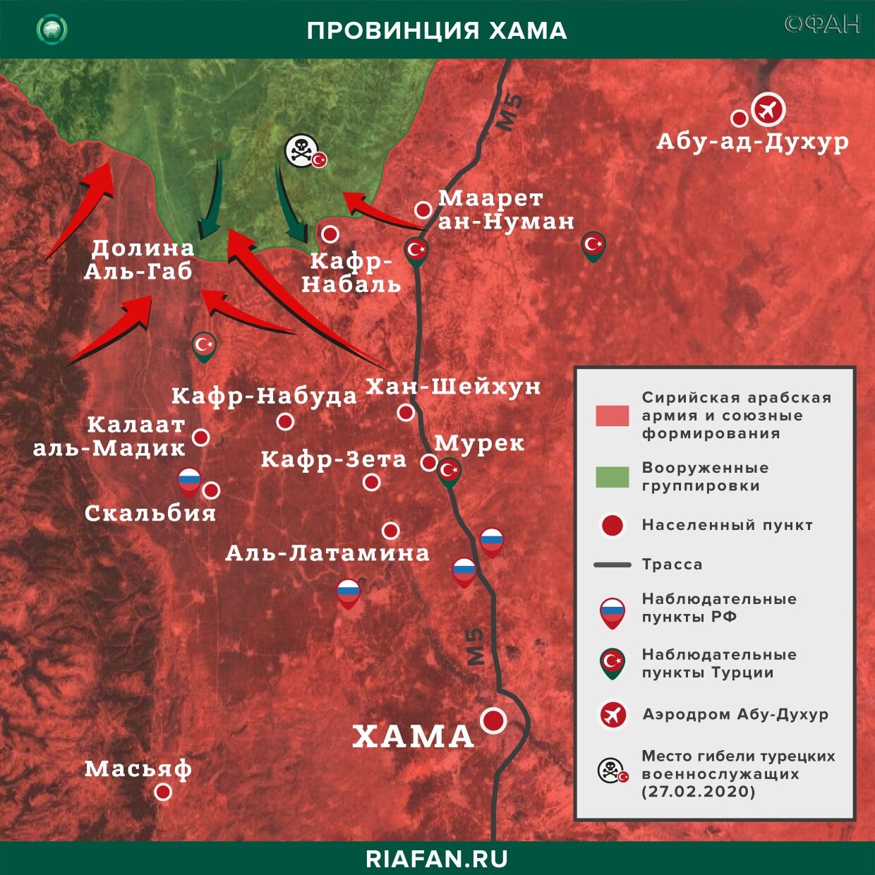 Noticias de Siria 10 Marzo 22.30: МО РФ опровергло информацию о потерях САА в Идлибе, террористы ХТШ атаковали позиции армии в Хаме