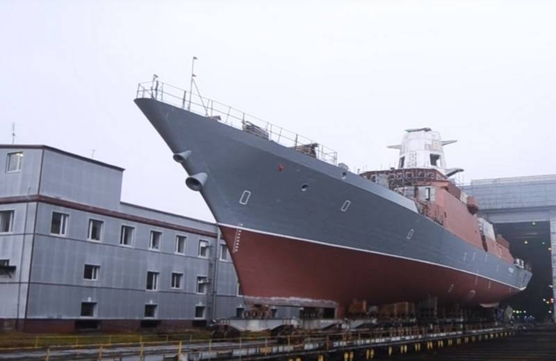 The date of the launch of the corvette has become known «mettlesome» project 20380