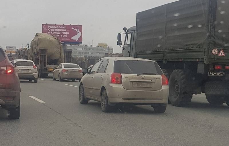 Trophy Turkish armored Vuran seen on the Moscow Ring Road
