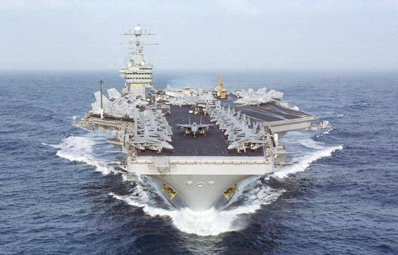 US Navy AUG entered the Mediterranean Sea at the head of an aircraft carrier «Eisenhower»