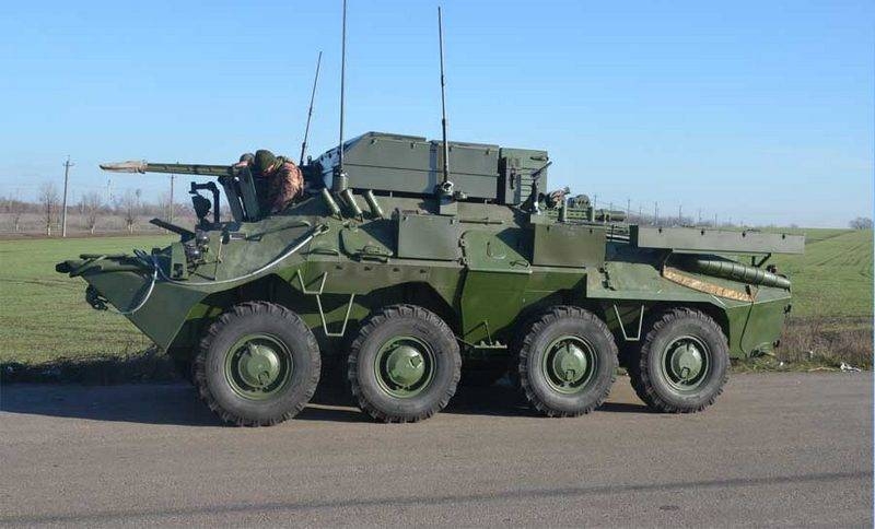 ВСУ приняли на вооружение новую КШМ К-1450 на базе БТР-70КШ