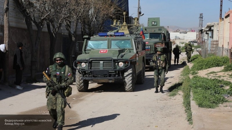Военная полиция РФ продолжает патрулировать территории Сирии