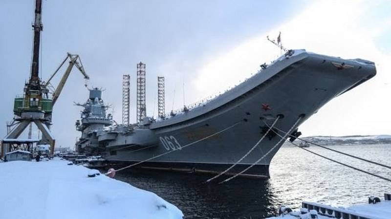 Глава ОСК назвал сумму ущерба от пожара на ТАВКР «Admiral Kuznetsov»