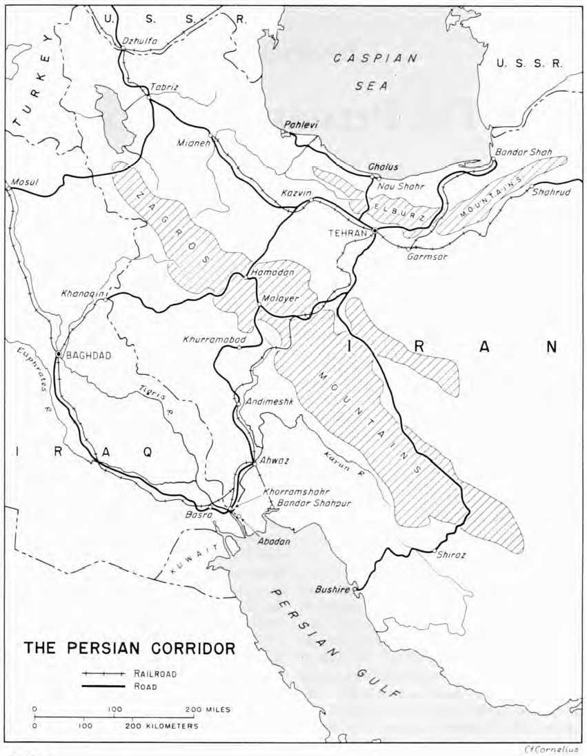 О вводе советских и британских войск в Иран в августе 1941 del año