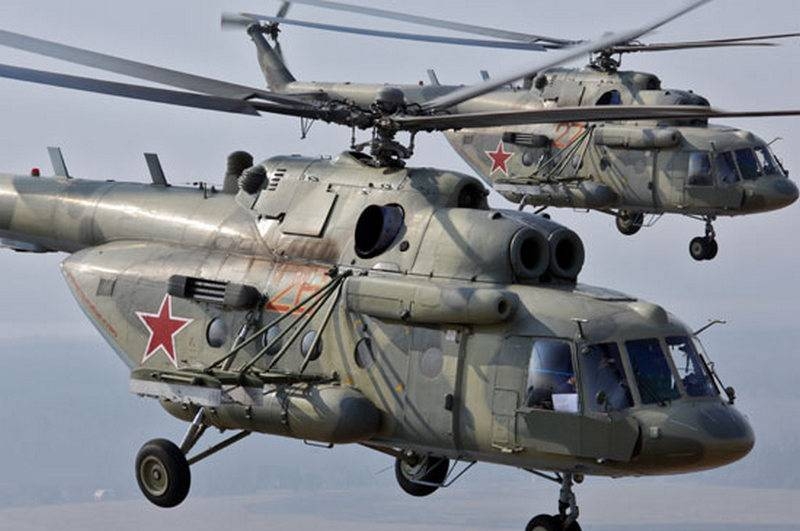 A couple of new Mi-8AMTSh entered service regiment YUVO