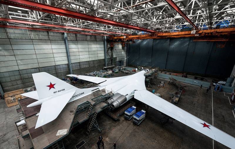 В Казани началась сборка установочной партии новых Ту-160М2