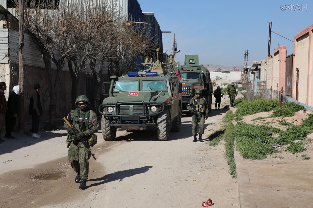 Военная полиция РФ обнаружила крупный схрон оружия террористов под Дамаском