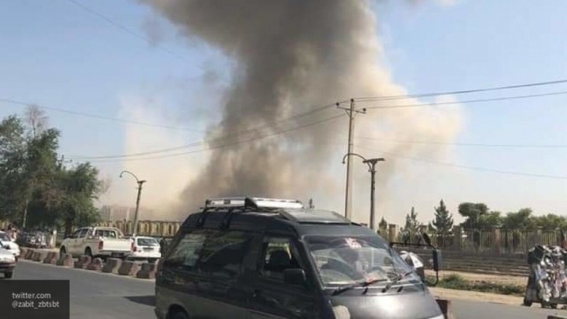 Explosion at the entrance to a hospital in Kabul