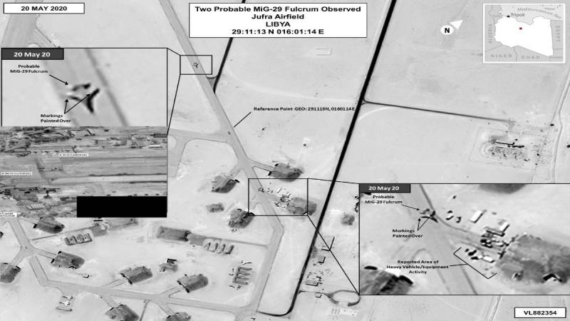 AFRICOM: Русские перекрасили самолёты на базе «嗯嗯» перед отправкой в Ливию