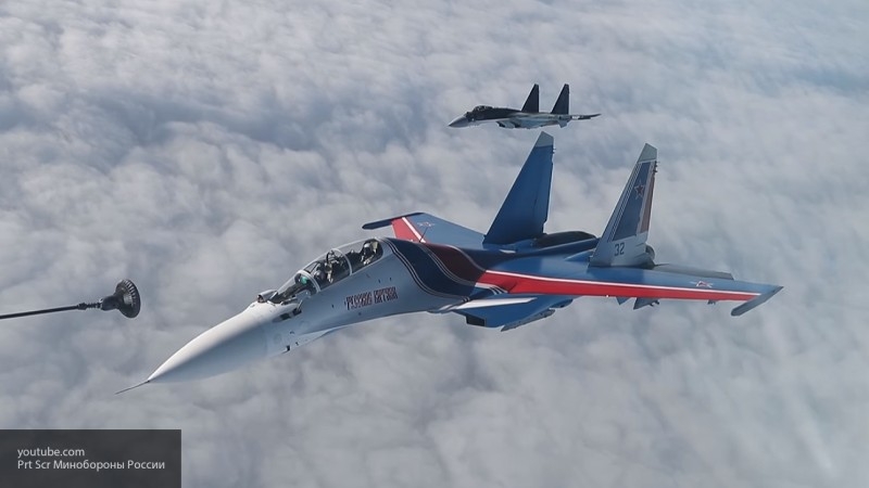 The refueling moment of fighter aircraft of the South-East Military District was in the video