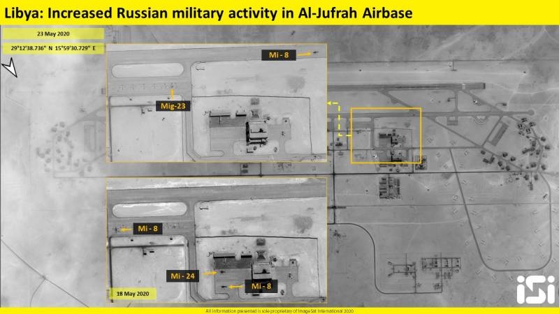 Израильский спутник-шпион показал снимки «aviones rusos, вертолётов и радара» en Libia