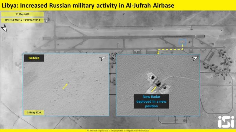 Израильский спутник-шпион показал снимки «Avion russe, вертолётов и радара» En Libye