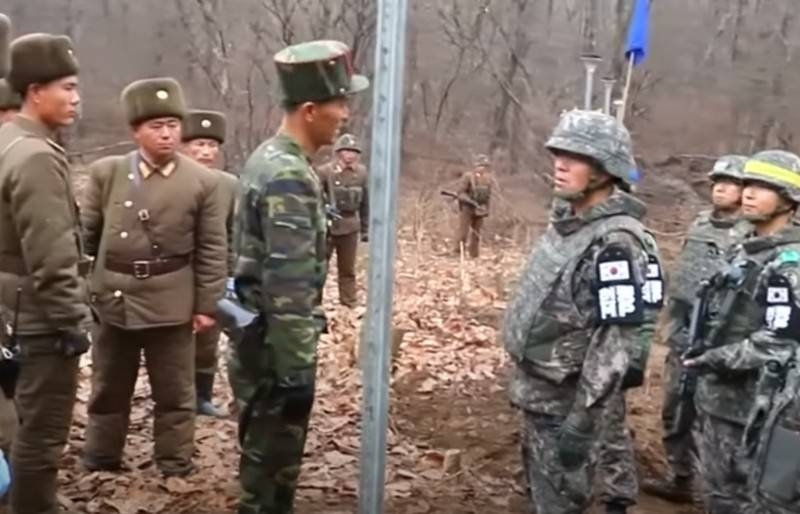 At the border of the DPRK and South Korea, firing took place