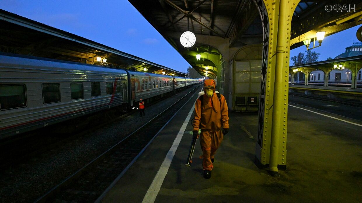 Спасатели продезинфицировали Витебский вокзал, ФАН публикует фото