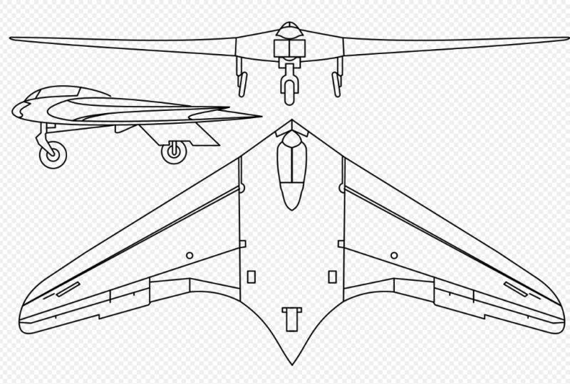 В NI проанализировали «истребитель Гитлера» с концепцией «flying wing»