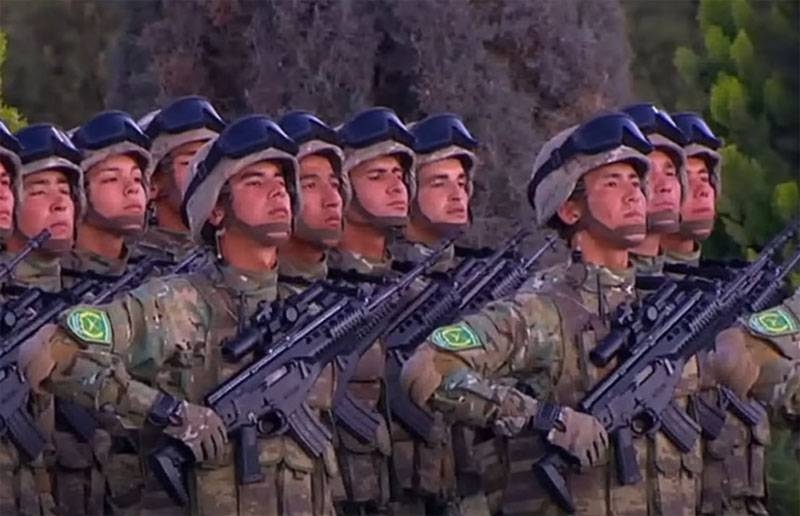 The network discusses a colorful military parade in Turkmenistan, dedicated to the 75th anniversary of the Victory
