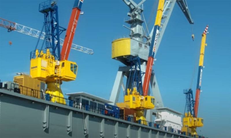 The construction of a large floating dock has begun in Shanghai: about the possibility of replacing it with PD-50 for the Russian Federation