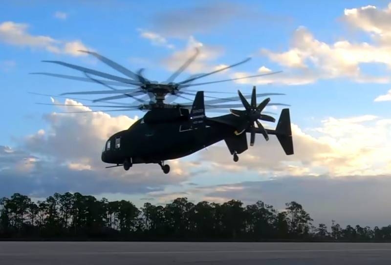 High-speed helicopter SB-1 Defiant: in the United States showed a video of a U-turn and maneuvers