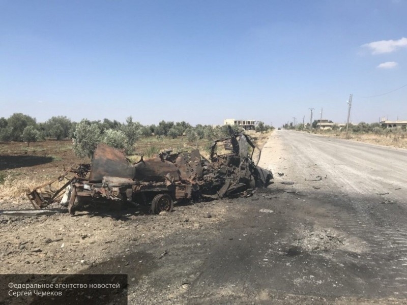 Syrian army bus blew up a mine in the province of Dara