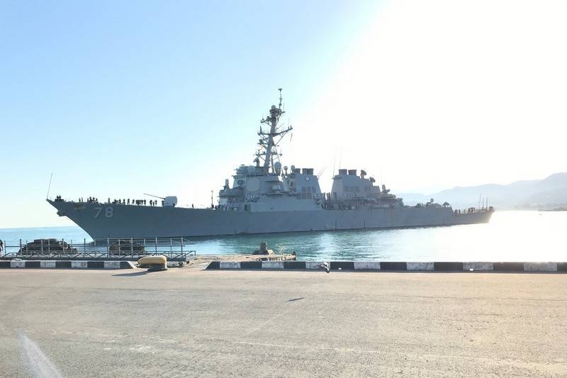 What he seeks in the land far: American destroyer visited Batumi for the third time