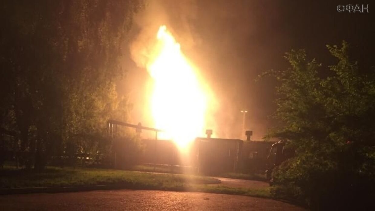 FAN publishes video of a fire at a gas storage in Kazan