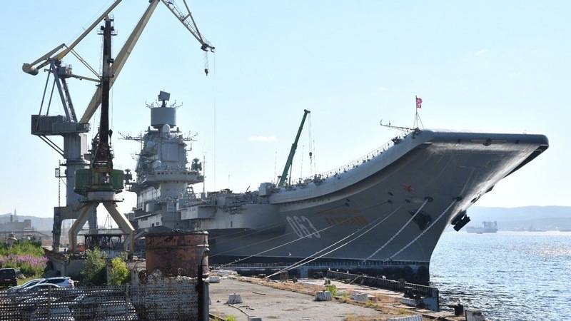 Глава ОСК назвал сроки возвращения в строй ТАВКР «Admiral Kuznetsov»