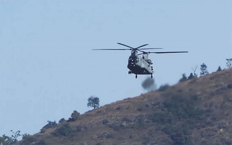 Индия направила к границе с Китаем вертолёты «chinook» y «Апач»