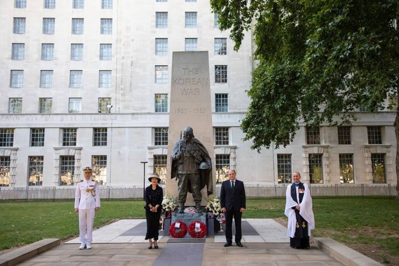 Britain commemorates events marking the 70th anniversary of the outbreak of the Korean War with a ball for LGBT soldiers