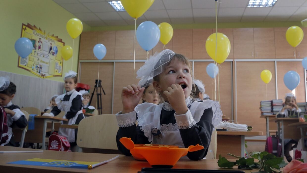 In Ukraine, first graders were divided into three categories