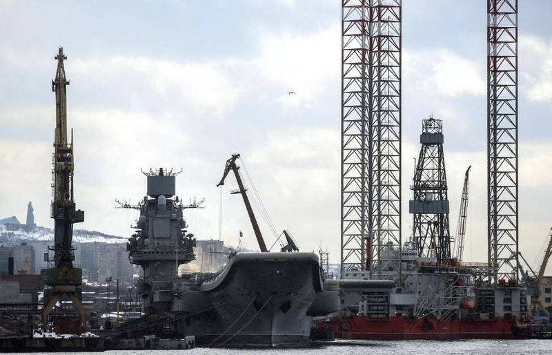 Ремонт «Адмирала Кузнецова» обойдется в чуть более четверти миллиарда рублей