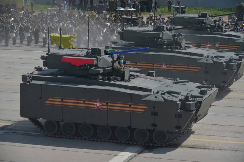 В сети обсуждается новейшая версия БМП «Kurganets-25» con complejo «Acero» и 57-мм пушкой